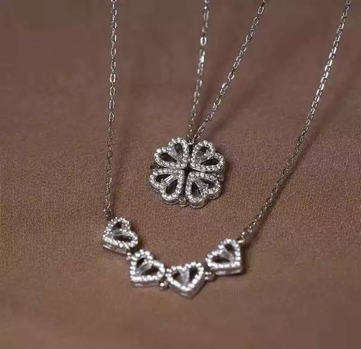 Suerte y Amor en Uno - Collar Trébol Magnético Transformable